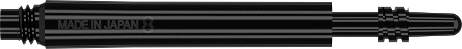 400312 8 FLIGHT REGULAR BLACK 19MM SPIN SHAFT - PACK